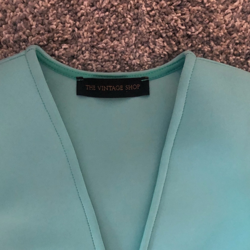 The Vintage Shop light blue dress, size small. - Picture 4 of 4